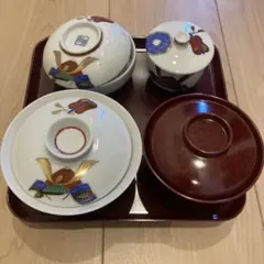 お食い初め用器セット 伝統デザイン
