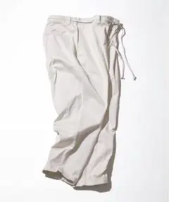 CAHLUMN】カウラム TC Twill 1 Tuck Pants ホワイト - メルカリ
