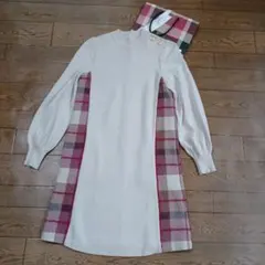 ブルーレーベルクレストブリッジ　ニットワンピース