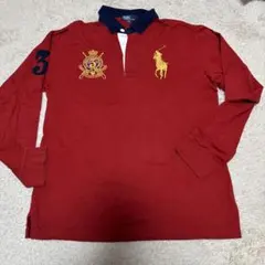 【Polo by Ralph Lauren】ラガーシャツ★ビックポニー金★170