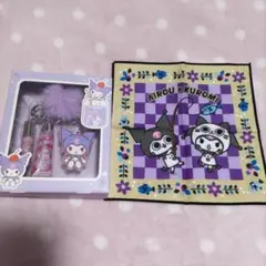 サンリオK⑩　クロミ2点セット　リップグロスセット＋マイクロファイバータオル