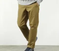 FOBファクトリー F0514 NARROW U.S トラウザー カーキ S