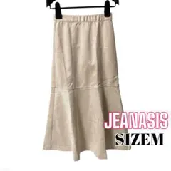 ⭐️A810⭐️ JEANASIS ♥ 無地 スエード風 マーメイドスカート ロング