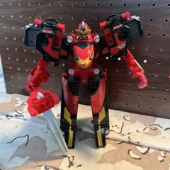美品　名前不明　ゴーバスター　赤いロボット ヒーローキャラクター