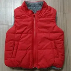 【美品】babygapリバーシブルダウンベスト90