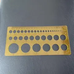 透明円形製図テンプレート
