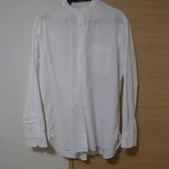 エクストラファインコットンオーバーサイズスタンドカラーシャツ　ユニクロ