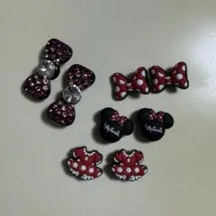 クロックス ジビッツ ミニー リボン ラインストーン アクセサリーのサムネイル