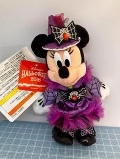 ディズニーリゾート　2016ハロウィン　ミニーマウスぬいぐるみバッジ
