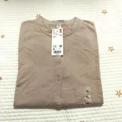 未使用タグ付き　UNIQLO UVカットクルーネックカーディガン XL
