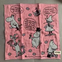 MOOMIN ムーミン ハンカチ ピンクのサムネイル