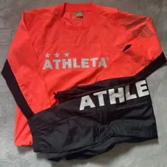ATHLETA ピステ上下セット ピンク S