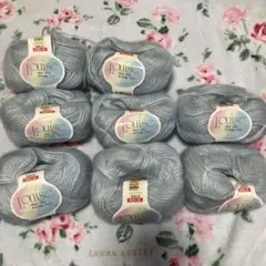 Louise ライトブルー 毛糸 40g 8〜10号　8玉