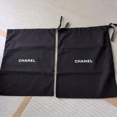 CHANEL　新品 ショップ袋 2枚セット 黒