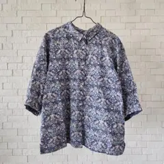 アフタヌーンティーwardrobe☆リバティよしえ柄♪ワンピースチュニック