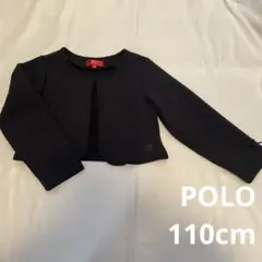 POLO 110cm ボレロ ネイビー 袖にリボン付き フォーマル 入学式