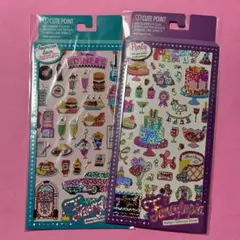 マインドウェイブ ホログラムステッカー アメリカンポップデザイン