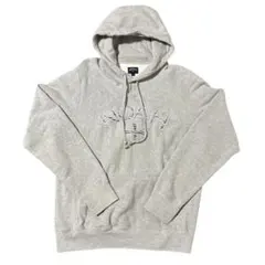 NOAH ゼブラロゴ グレー フーディ Lサイズ