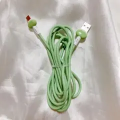 ⭐️ USB Cケーブル USB A - Type C 充電 ケーブル グリーン