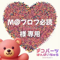 M@プロフ必読 様　専用ページ