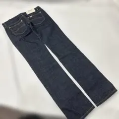 【試着のみ】Lee レディース ストレートデニム ダークブルー