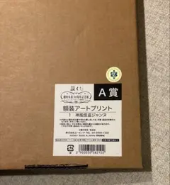 種村有菜30周年記念展 くじ A賞 神風怪盗ジャンヌ 額装アートプリント