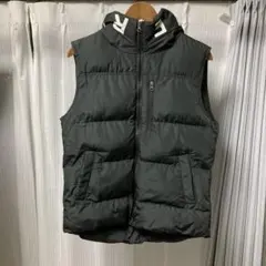 ダウンベスト フード