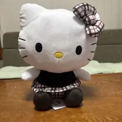 ハローキティ ぬいぐるみ ギンガムチェック オーバーオール - メルカリ