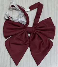 制服リボン エンジ色 レディース コスプレ リボンタイ 調節可能