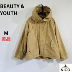 ビューティ＆ユース ボアライナー付 マウンテンパーカー 2WAY ベージュ M