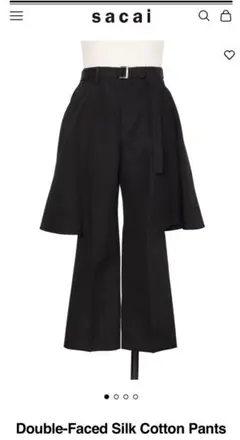sacai26AW Double-Faced Silk Cotton Pantsのサムネイル