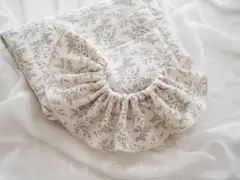 【韓国生地】ハンドメイド フリルスタイ トリプルガーゼ 出産祝い よだれかけ