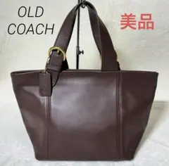 OLD COACH オールドコーチ トートバッグ ダークブラウン オールレザー
