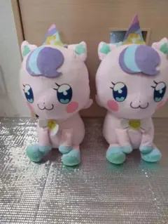 わんだふるぷりきゅあ！のニコ様のぬいぐるみ 2個セット