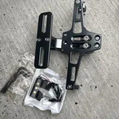 バイク用 フェンダーレスキット LEDライセンスランプ付