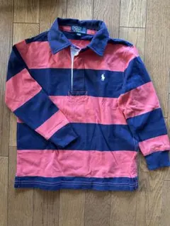 美品 ラルフローレン ラガーシャツ 110