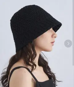 green label relaxing レースアミクロシェ ハット