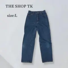 ザショップティーケー　テーパードパンツ　デニム　ジーンズ　ジーパン　インディゴのサムネイル