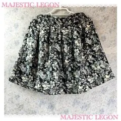 MAJESTIC LEGON マジェ 花柄 プリーツフレアスカート ミニ丈のサムネイル