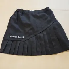 Jenni love ブラック プリーツスカート
