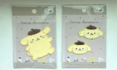 ポムポムプリン　ワッペン　2点セット