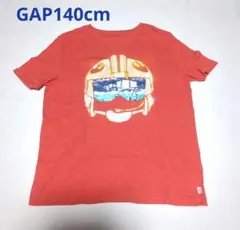 キッズ GAPスターウォーズスパンコールＴシャツ140cm 綿100%オレンジのサムネイル