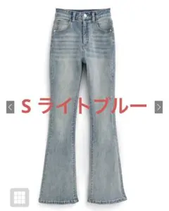 GRL セミフレアデニムパンツ [cu508] ライトブルー Sのサムネイル