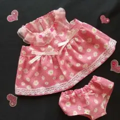 ハンドメイド（Ｅ17）ぽぽちゃんの服2点セット