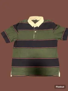 FRED PERRY ダークグリーン ストライプ ポロシャツ Sサイズ - メルカリ