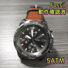動作確認済　Fossil　ブロンソン　クォーツ　腕時計　FS58551