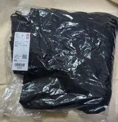 UNIQLO クレープジャージーストレートパンツ3XL 黒 タグ付き新品未使用