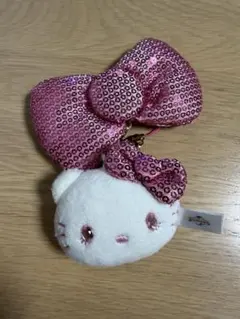 ハローキティ リボン付きマスコットストラップ　USJ