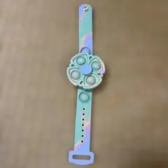 プッシュポップ ハンドスピナー　ブレスレット　お花型