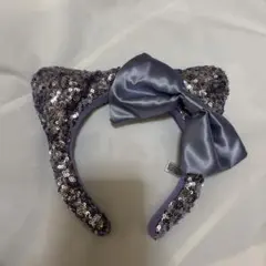 USJ ユニバーサルジャパンハローキティ　スパンコールカチューシャ　パープル